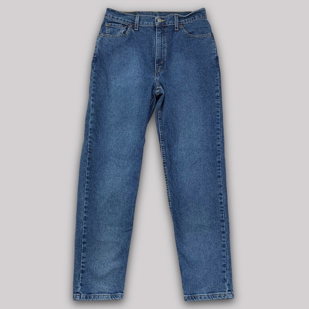 Vintage Levi's‎ Jeans 512 Womens 12 Blue Faded Denim Slim Taper made in USA 90s